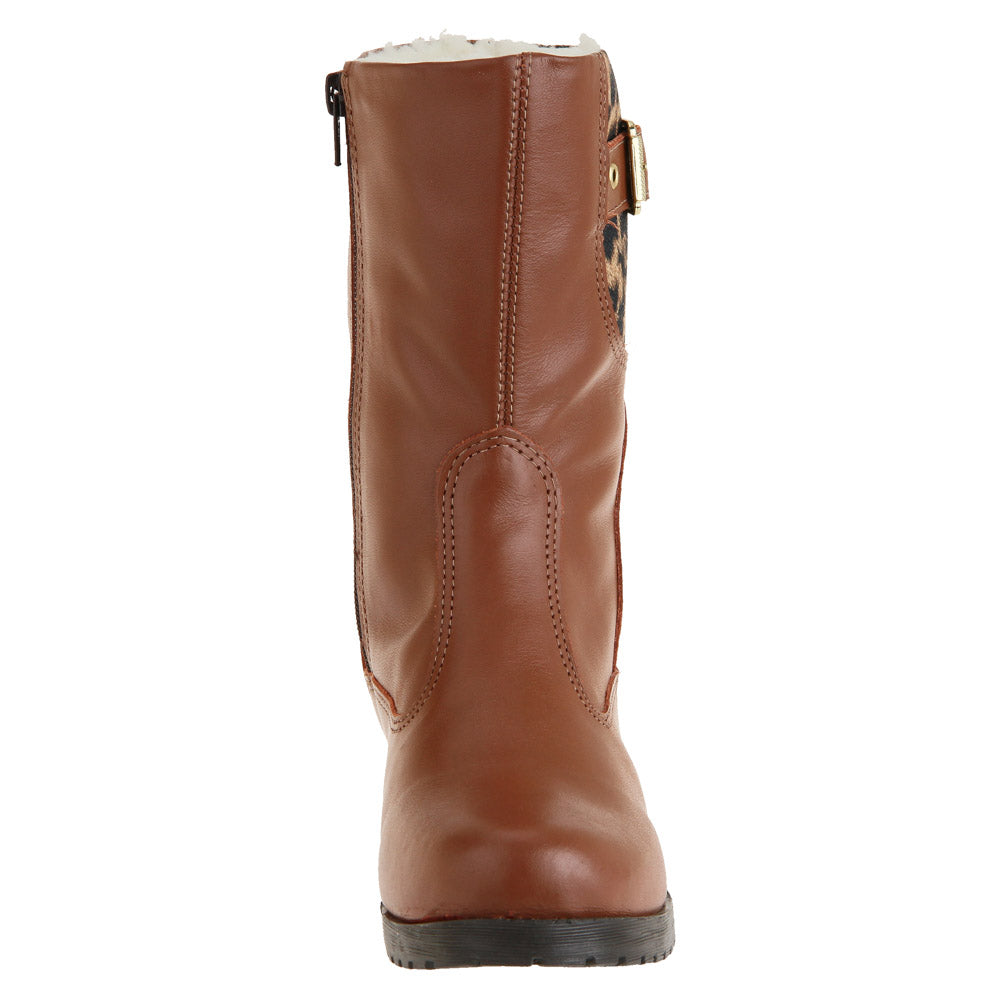 Women's Boot in Genuine Leather Lined in Wool Ref. 116