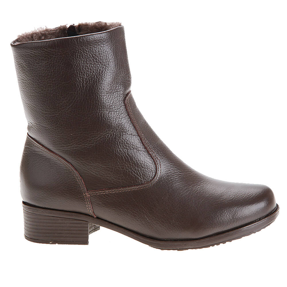 Women's Boot in Genuine Leather Lined in Wool Ref. 20078