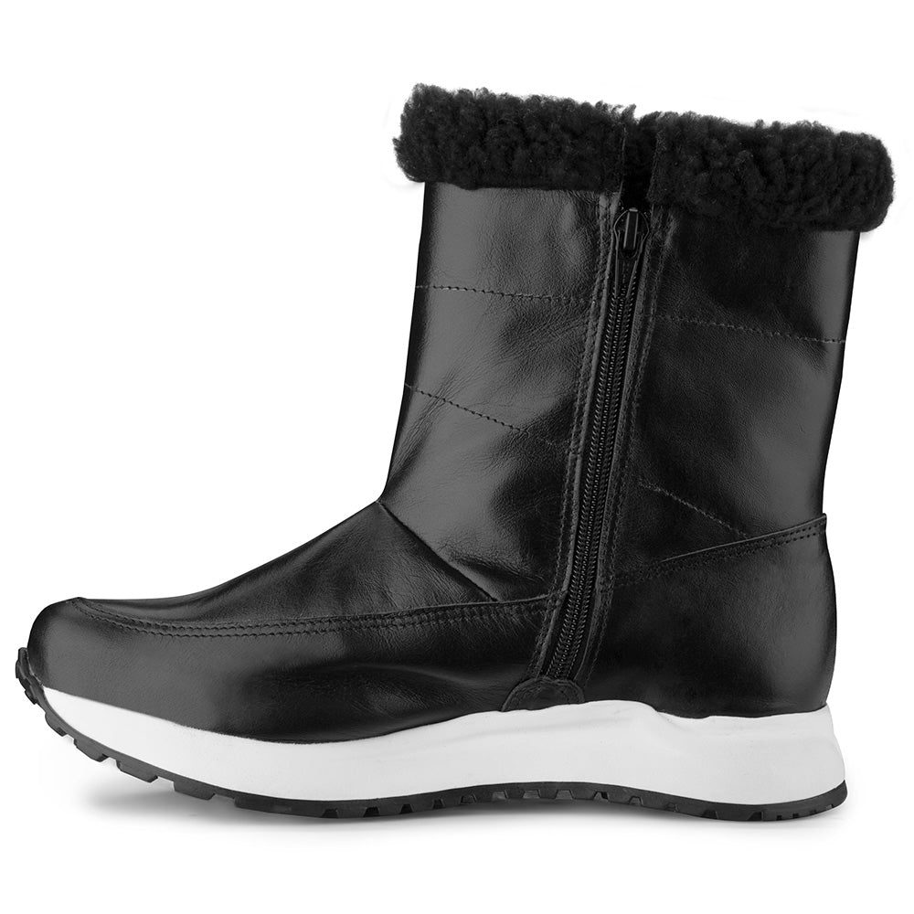 Women's Boot in Genuine Leather Lined in Wool Ref. 8501