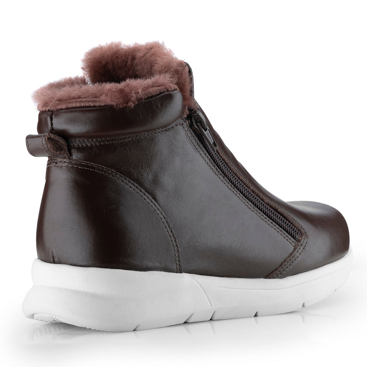 Women's Boot in Genuine Leather Lined with Natural Sheepskin Ref. 25105CA