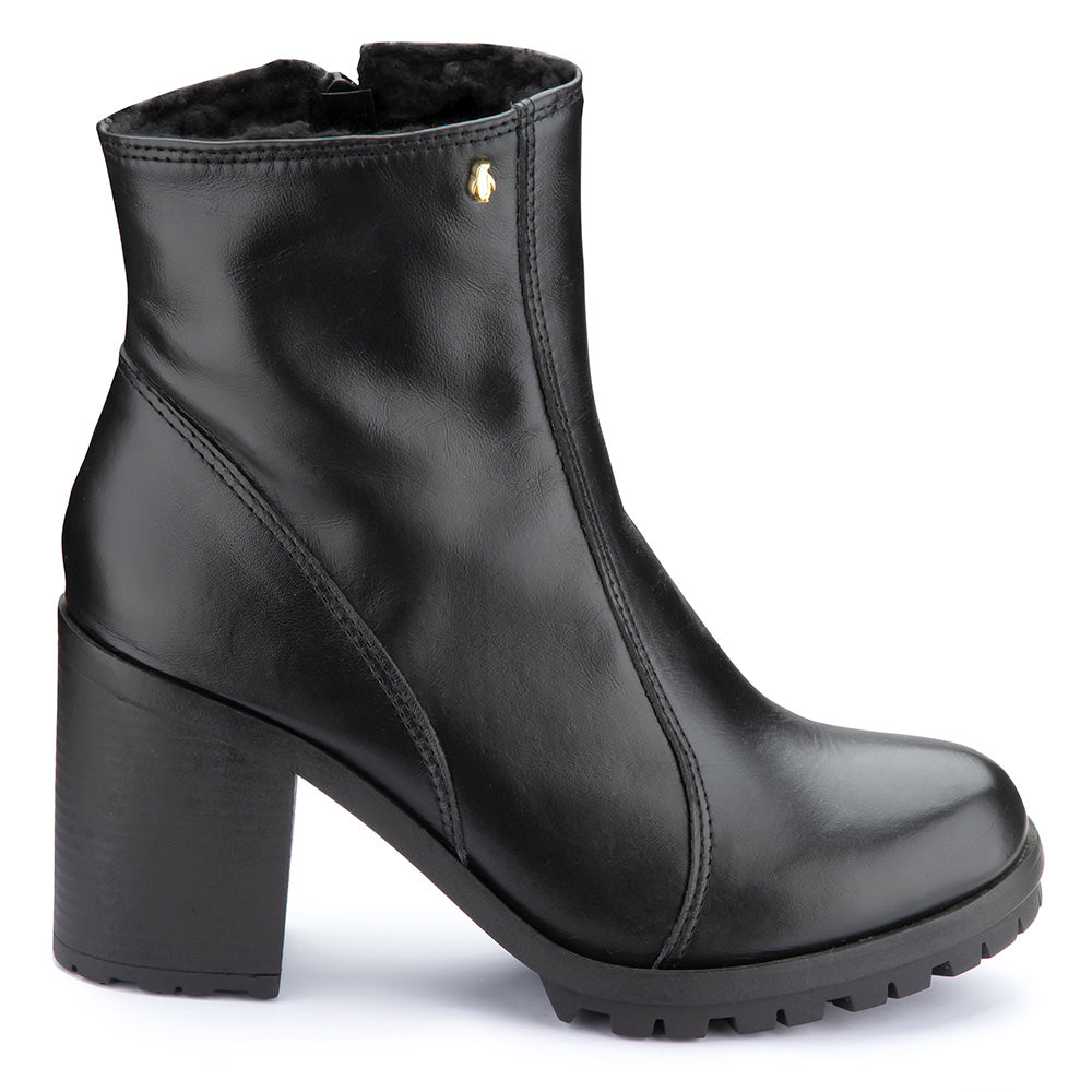 Women's Boot in Genuine Leather Lined with Natural Sheepskin Ref. 162CA