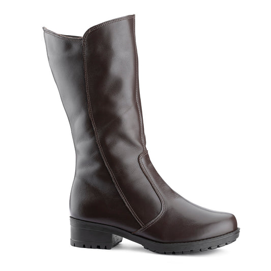 Women's Boot in Genuine Leather Lined with Natural Sheepskin Ref. 163CA