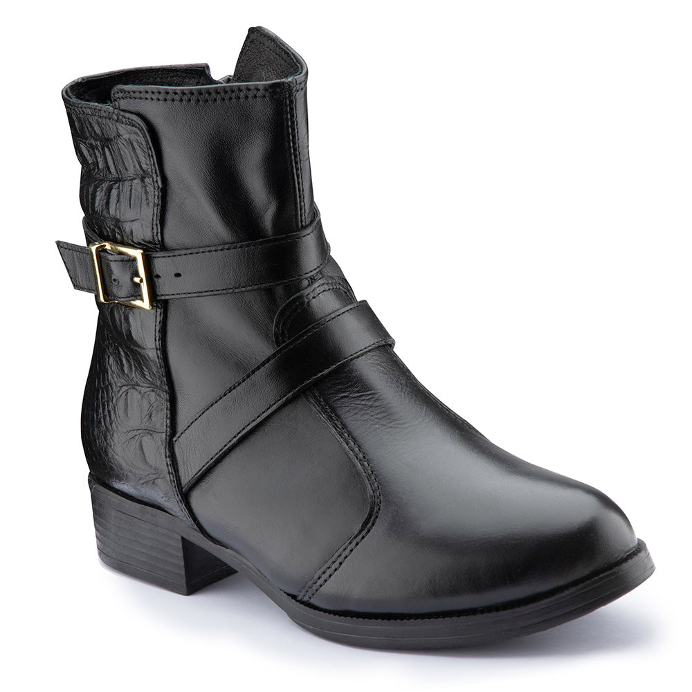 Women's Boot in Genuine Leather Lined in Wool Ref. 168