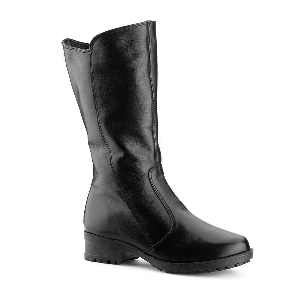 Women's Boot in Genuine Leather Lined in Wool Ref. 163