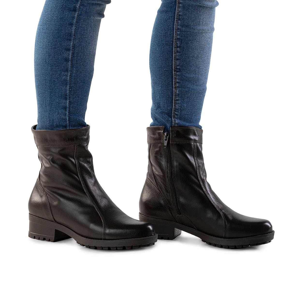 Women's Boot in Genuine Leather Lined in Wool Ref. 211