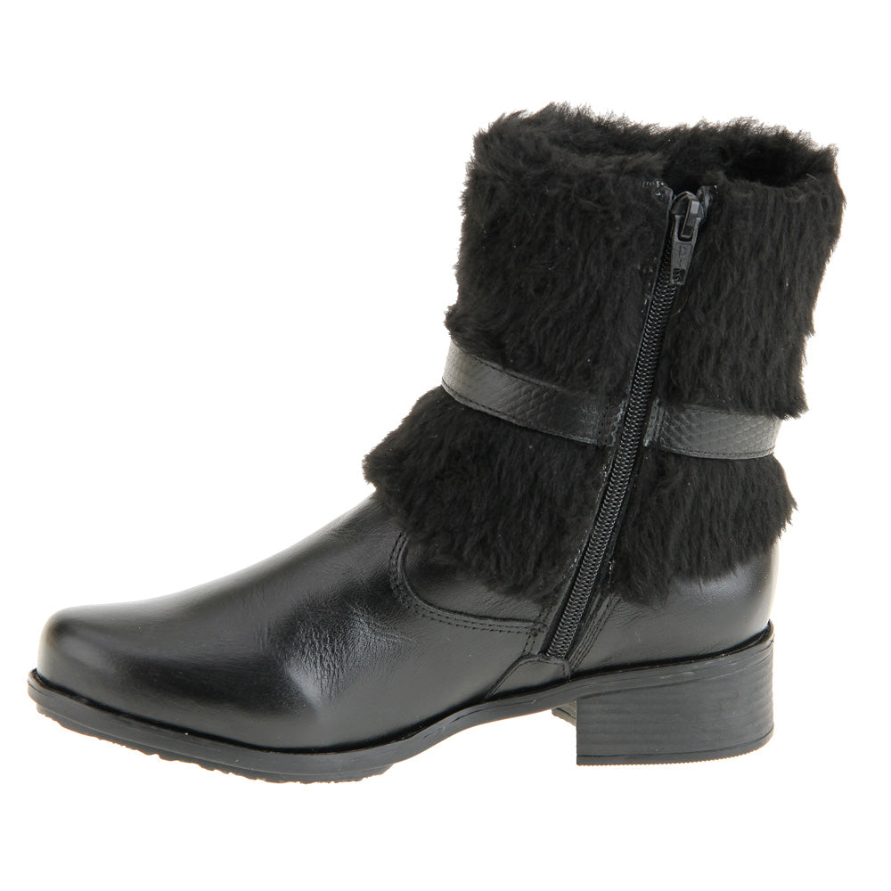 Women's Boot in Genuine Leather Lined in Wool Ref. 25865