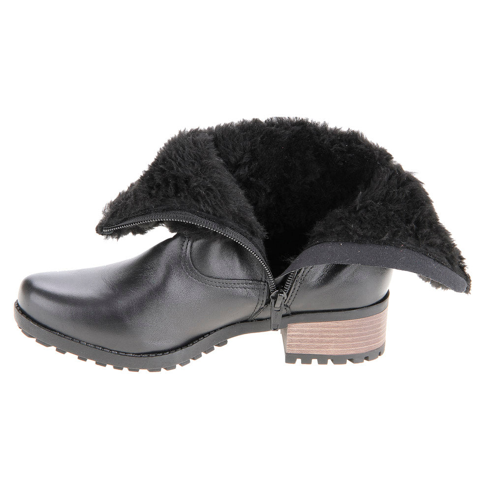 Women's Boot in Genuine Leather Lined in Wool Ref. 25902