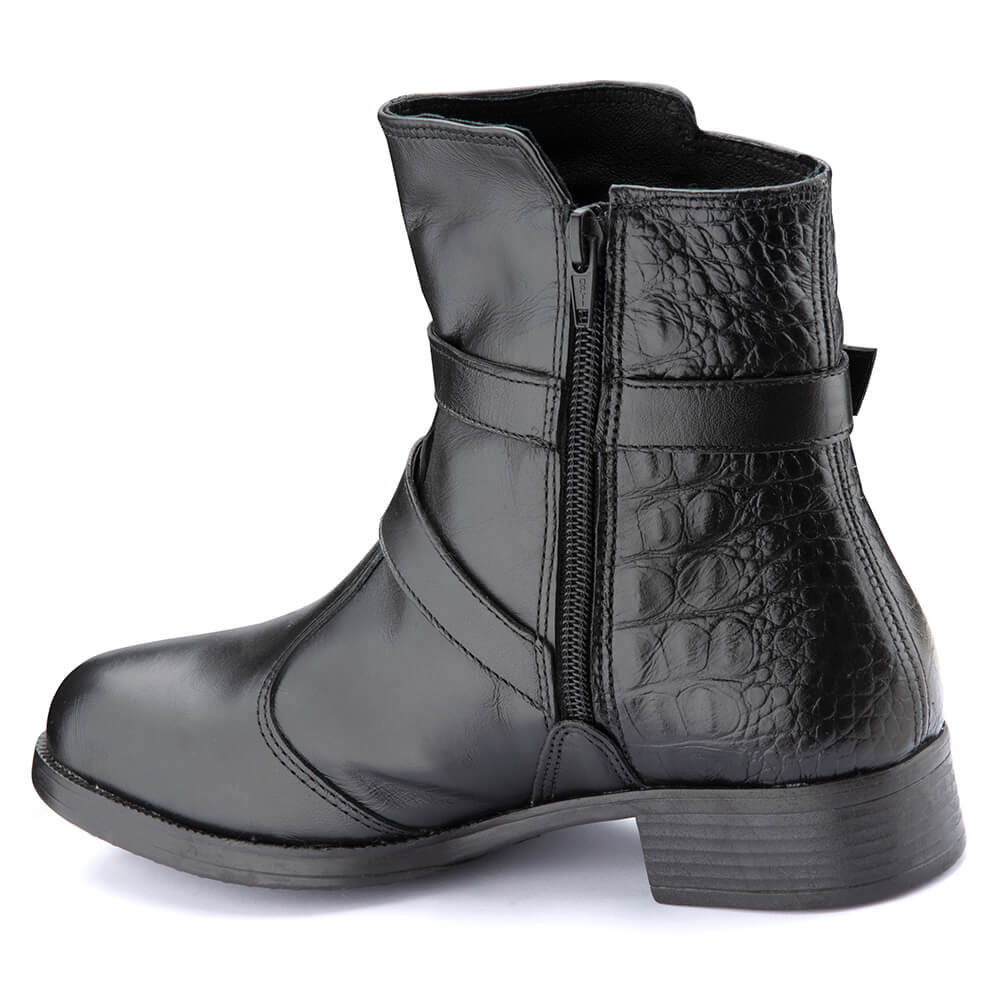 Women's Boot in Genuine Leather Lined with Natural Sheepskin Ref. 168CA