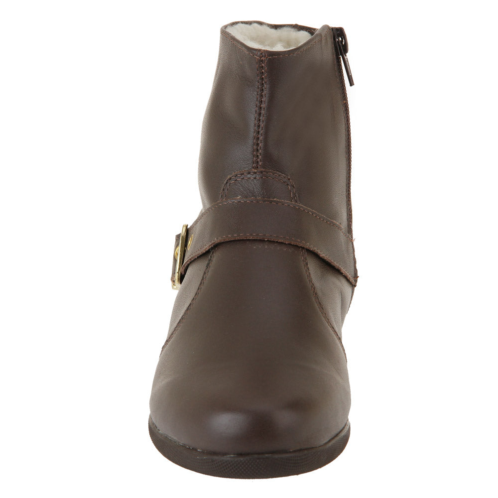 Women's Boot in Genuine Leather Lined in Wool Ref.   107