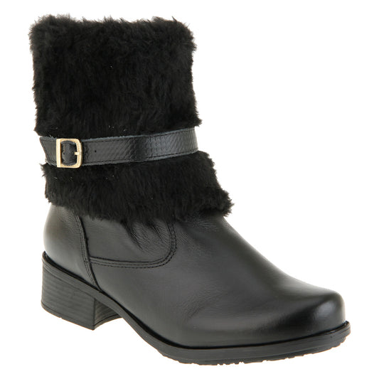 Women's Boot in Genuine Leather Lined in Wool Ref. 25865