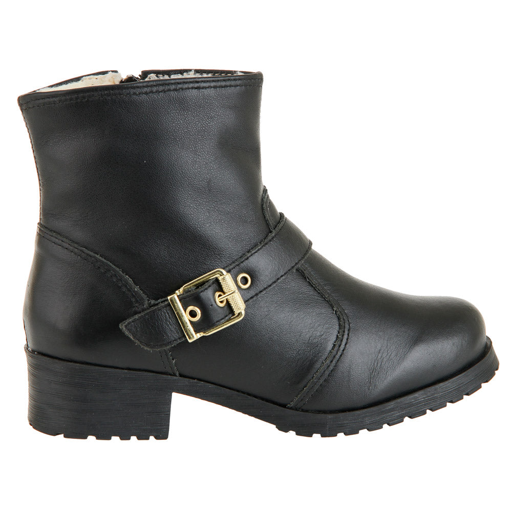 Women's Boot in Genuine Leather Lined in Wool Ref. 117