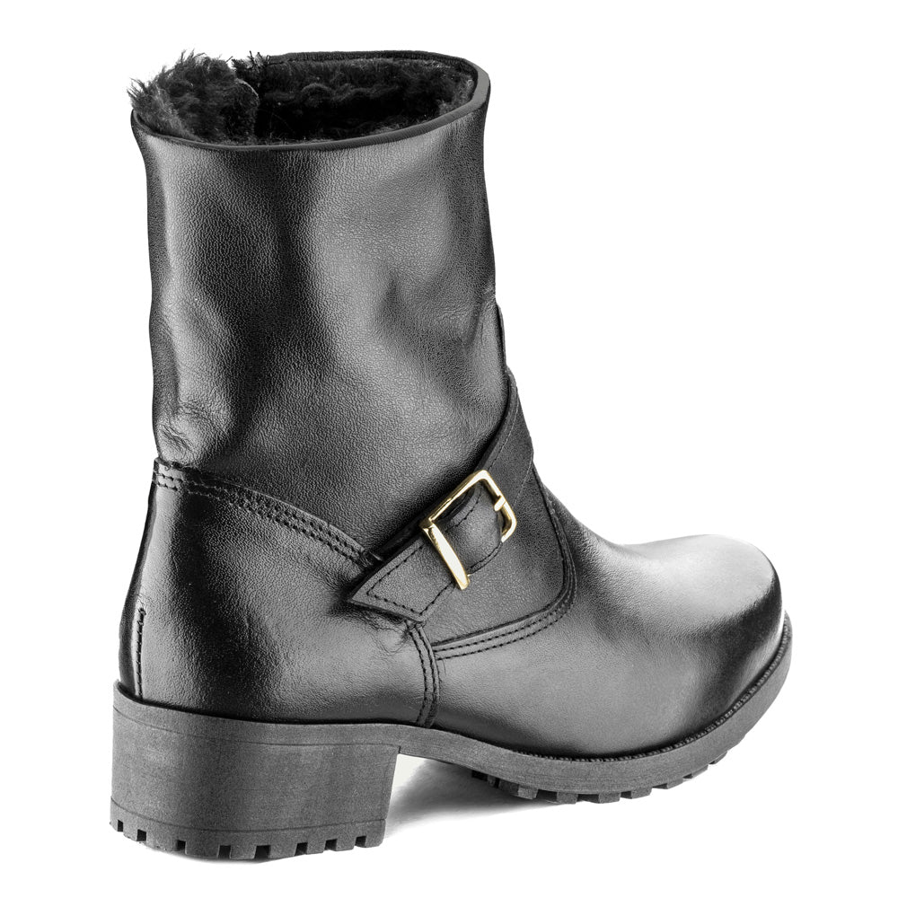 Women's Boot in Genuine Leather Lined in Wool Ref. 2105