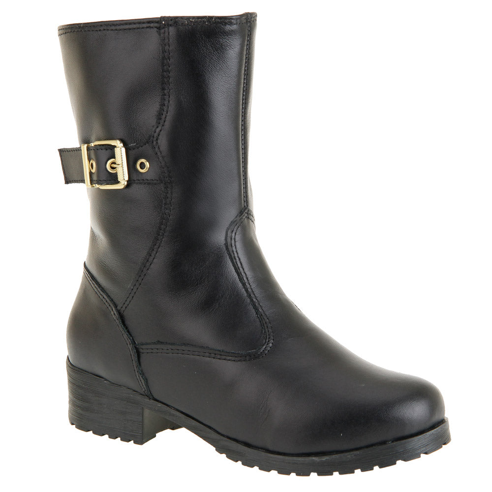 Women's Boot in Genuine Leather Lined in Wool Ref. 119