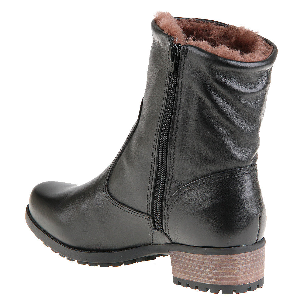 Women's Boot in Genuine Leather Lined with Natural Sheepskin Ref. 1501CA