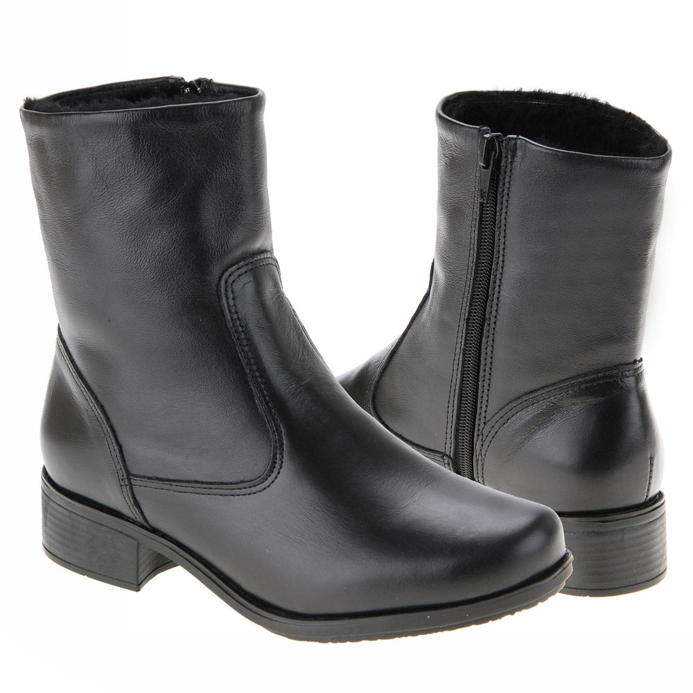 Women's Boot in Genuine Leather Lined in Wool Ref. 20078