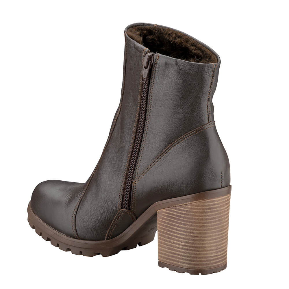 Women's Boot in Genuine Leather Lined with Natural Sheepskin Ref. 162CA