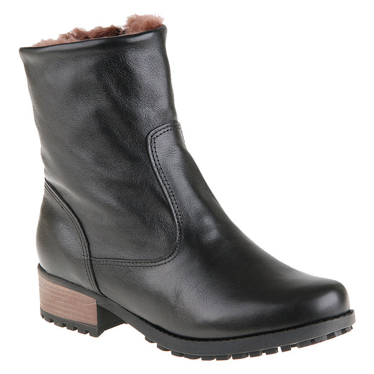 Women's Boot in Genuine Leather Lined in Wool Ref. 1501