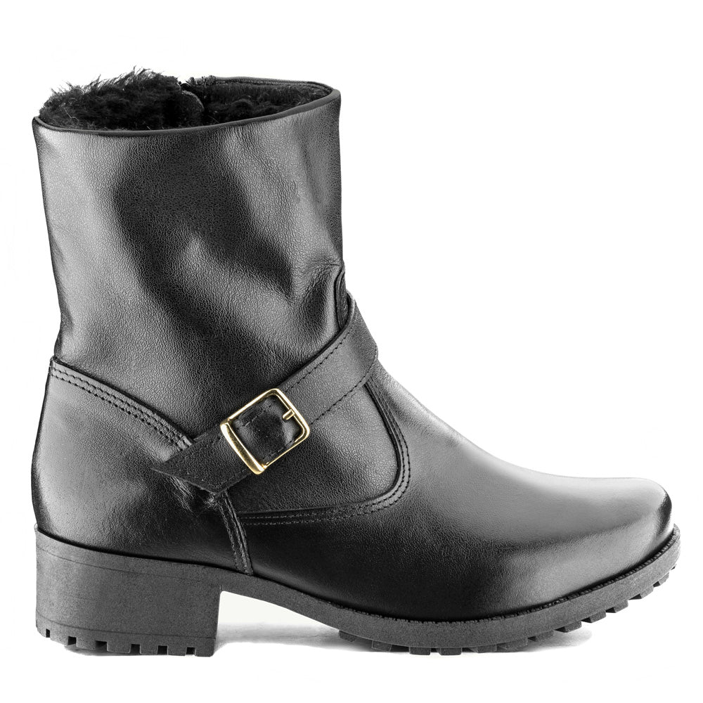 Women's Boot in Genuine Leather Lined in Wool Ref. 2105