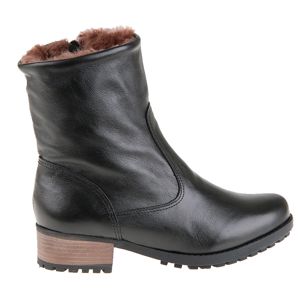 Women's Boot in Genuine Leather Lined in Wool Ref. 1501