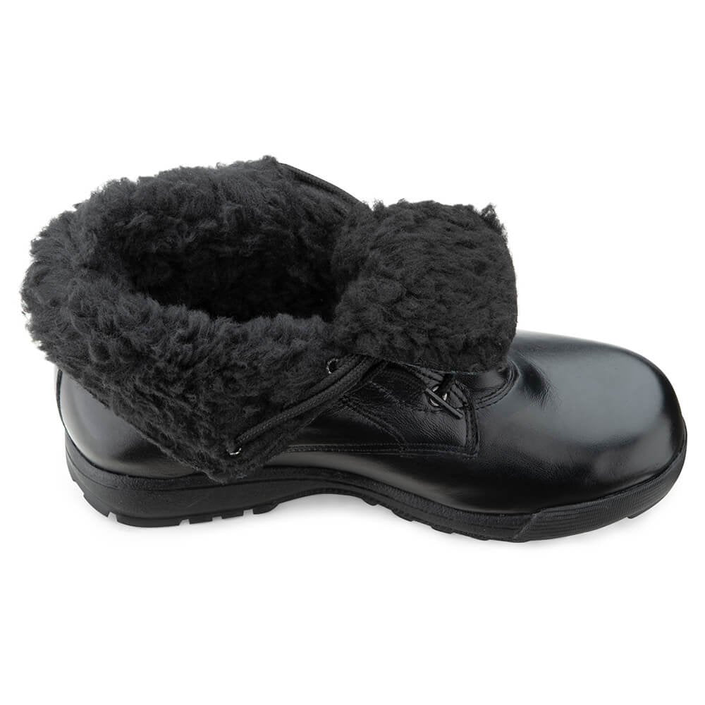 Women's Boot in Genuine Leather Lined in Wool Ref. 1095