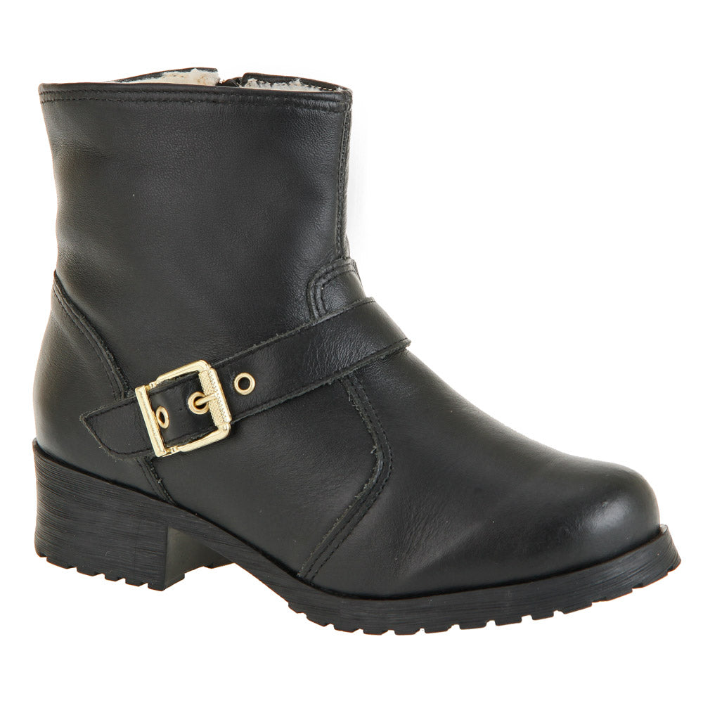 Women's Boot in Genuine Leather Lined in Wool Ref. 117