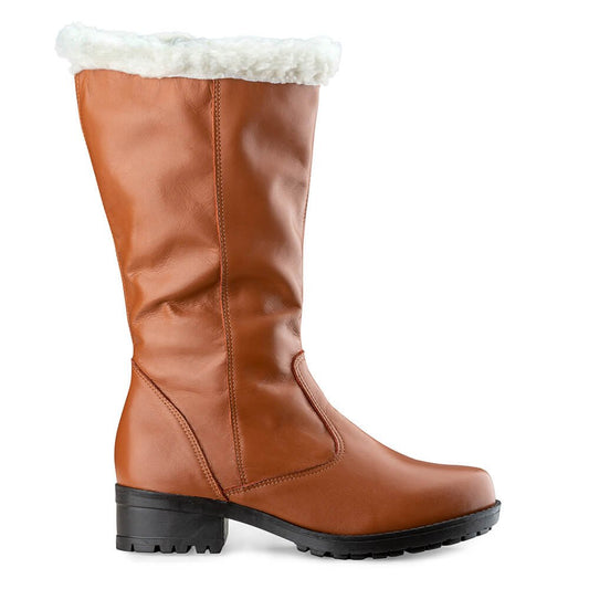 Women's Boot in Genuine Leather Lined in Wool Ref. 25911