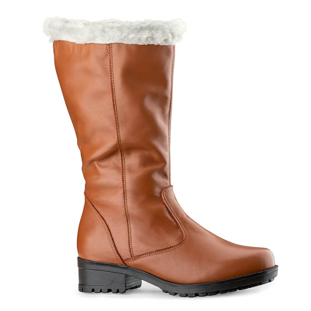 Women's Boot in Genuine Leather Lined in Wool Ref. 25911