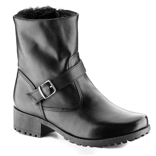 Women's Boot in Genuine Leather Lined in Wool Ref. 2105