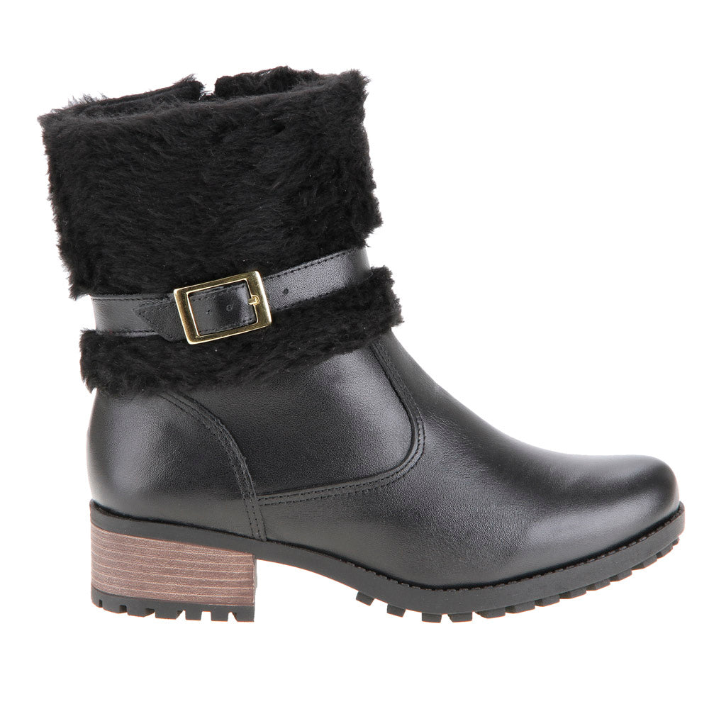 Women's Boot in Genuine Leather Lined in Wool Ref. 25902