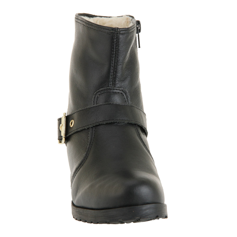 Women's Boot in Genuine Leather Lined with Natural Sheepskin Ref. 117CA