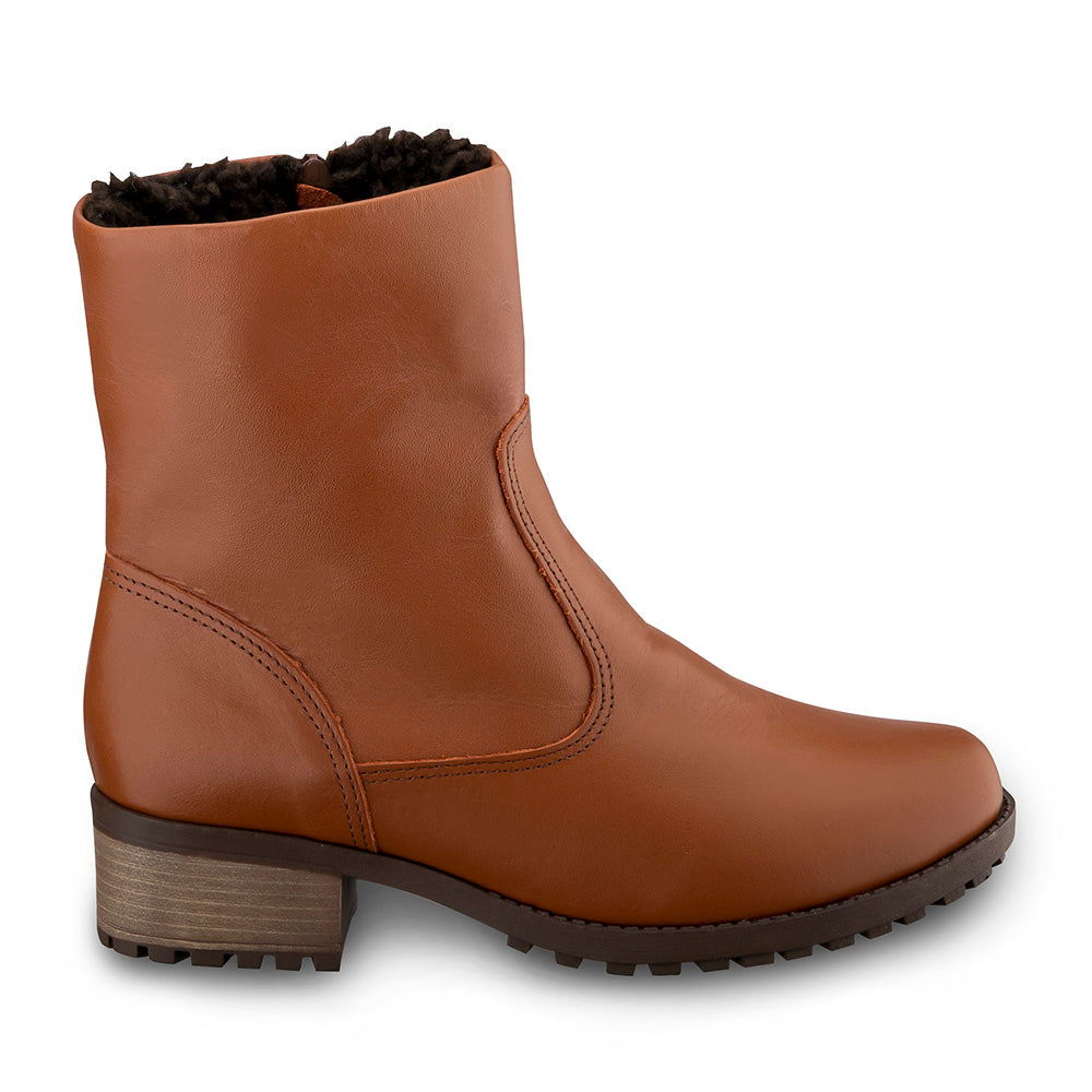 Women's Boot in Genuine Leather Lined in Wool Ref. 1501