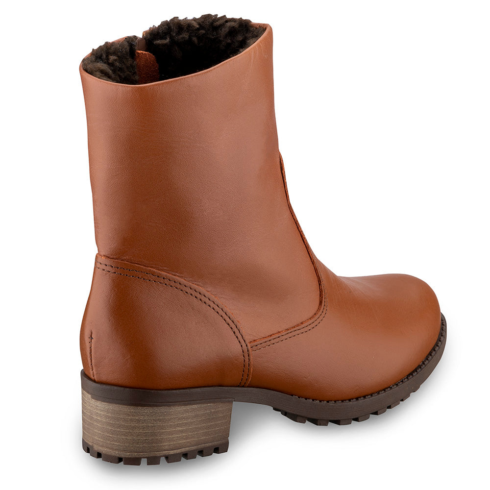 Women's Boot in Genuine Leather Lined with Natural Sheepskin Ref. 1501CA