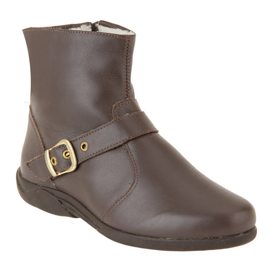 Women's Boot in Genuine Leather Lined with Natural Sheepskin Ref. 107CA