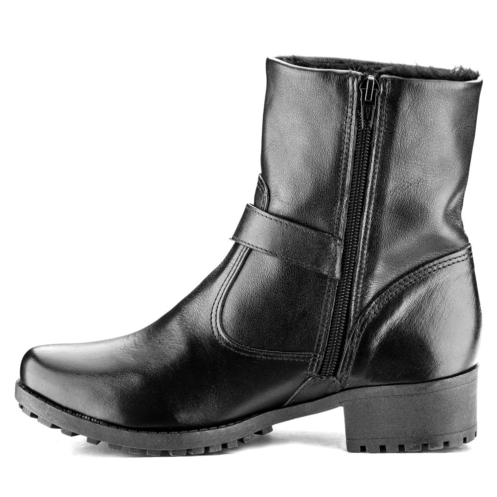 Women's Boot in Genuine Leather Lined in Wool Ref. 2105