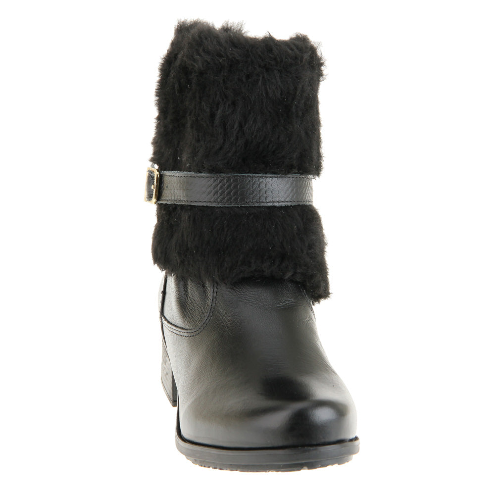 Women's Boot in Genuine Leather Lined in Wool Ref. 25865