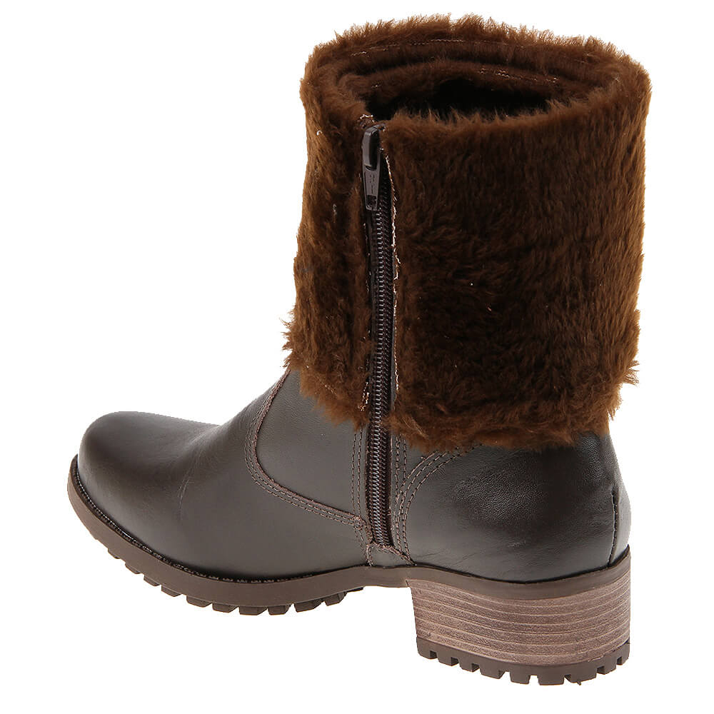 Women's Boot in Genuine Leather Lined in Wool Ref. 25908