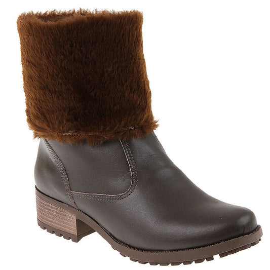 Women's Boot in Genuine Leather Lined in Wool Ref. 25908